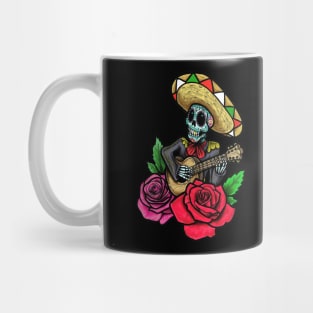 Day of the dead mariachi Mug